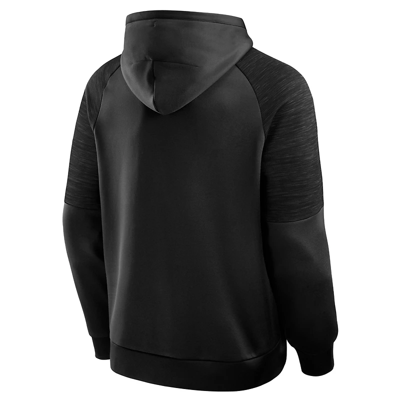 Men's Fanatics Black Chicago Bears Chip Shot Pullover Hoodie