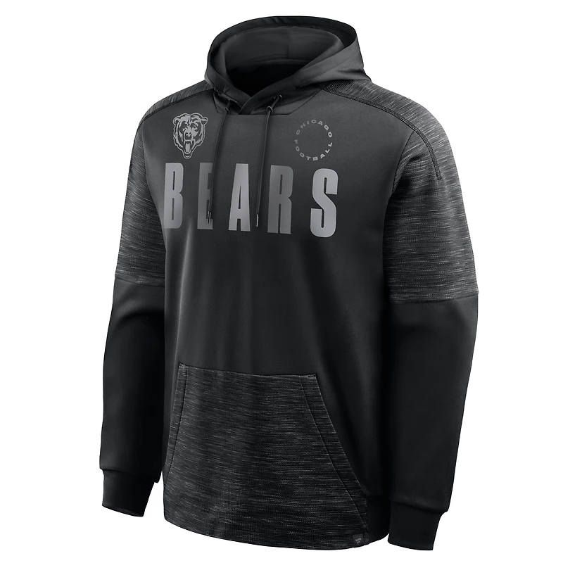 Men's Fanatics Black Chicago Bears Chip Shot Pullover Hoodie