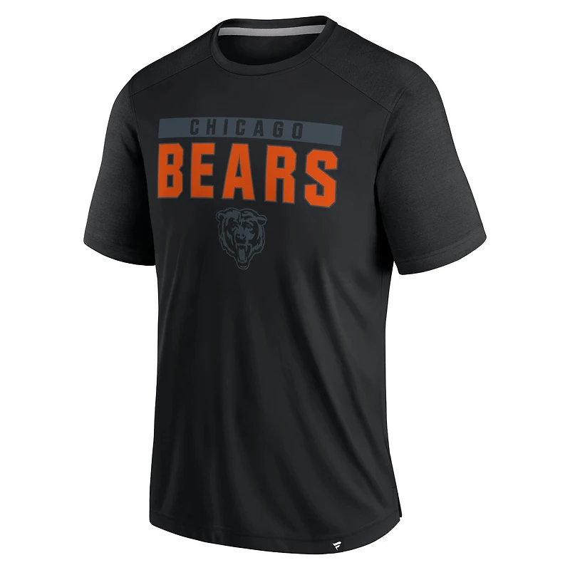 T-shirt noir pour homme Fanatics Chicago Bears Defender Blackout