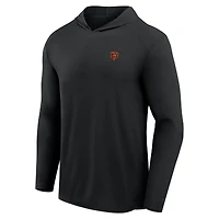 T-shirt à capuche manches longues Fanatics Black Chicago Bears pour homme