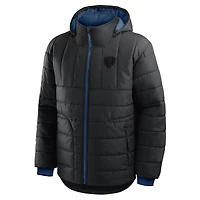 Men's Fanatics Black Chicago Bears Full-Zip Hooded Jacket