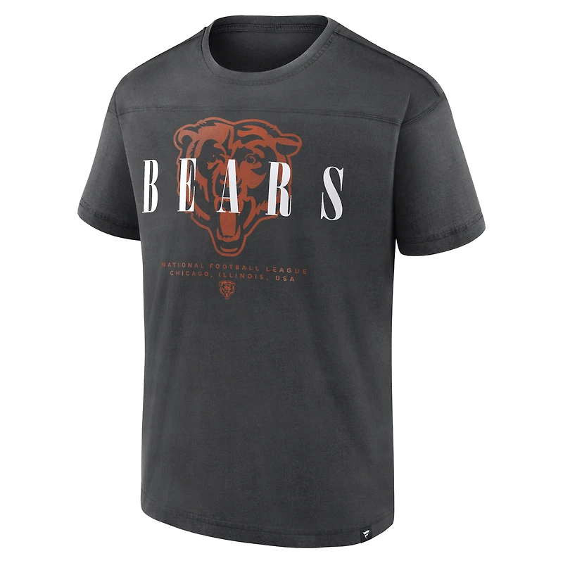 Men's Fanatics Black Chicago Bears Relaxed Fashion T-Shirt