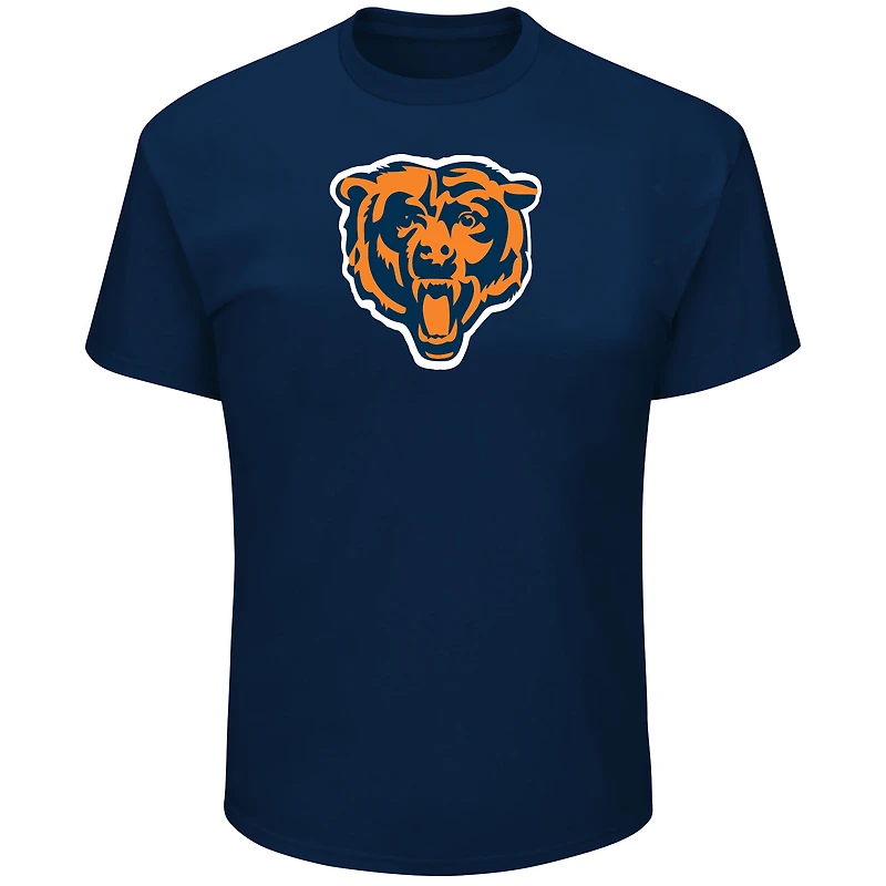 T-shirt Fanatics Caleb Williams bleu marine pour homme avec nom et numéro Big & Tall des Chicago Bears