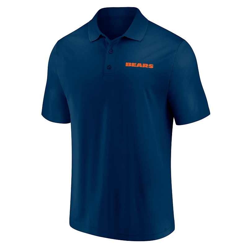 Ensemble de deux polos Fanatics Chicago Bears Lockup pour hommes