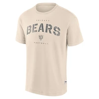 T-shirt Fanatics pour homme, couleur crème, Chicago Bears, ton sur ton, Future Ground
