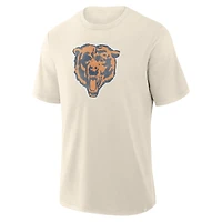 Men's Fanatics  Cream Chicago Bears Slub T-Shirt