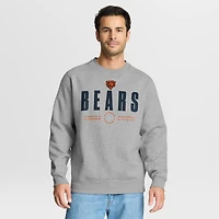 Sweat-shirt à capuche Fanatics gris chiné pour homme, édition limitée, des Chicago Bears