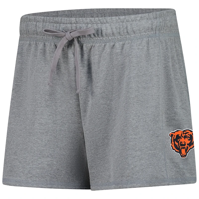 Short en molleton French Terry gris chiné Fanatics pour homme des Chicago Bears