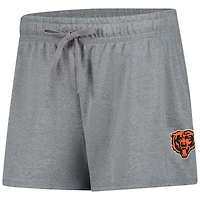 Short en molleton French Terry gris chiné Fanatics pour homme des Chicago Bears