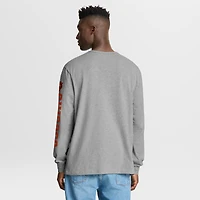 T-shirt à manches longues Fanatics pour homme, gris chiné, motif Hometown Sweep Legacy des Chicago Bears