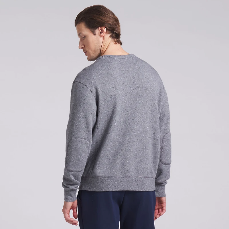 Sweat-shirt à capuche en tissu éponge boucle Fanatics Heather Grey pour homme des Chicago Bears