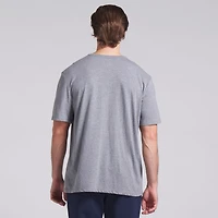 T-shirt tri-blend gris chiné Fanatics pour homme, motif Chicago Bears, passe Rush