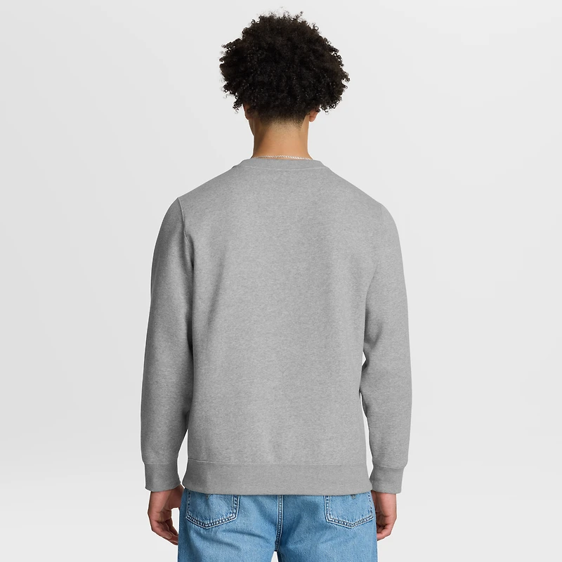 Sweat-shirt à capuche Fanatics gris chiné pour homme