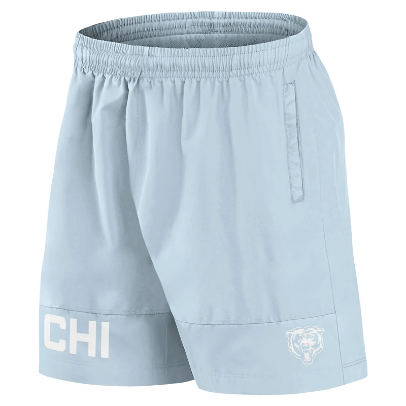 Men's Fanatics Light Blue Chicago Bears Elements Shorts