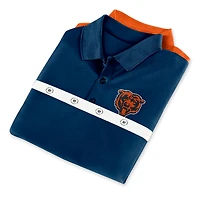 Men's Fanatics Navy/Orange Chicago Bears Home and Away 2-Pack Polo Set