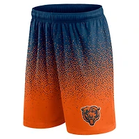 Men's Fanatics Navy/Orange Chicago Bears Ombre Shorts