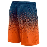 Men's Fanatics Navy/Orange Chicago Bears Ombre Shorts