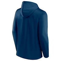 Sweat à capuche entièrement zippé Fanatics pour hommes, Chicago Bears Ball Carrier, bleu marine