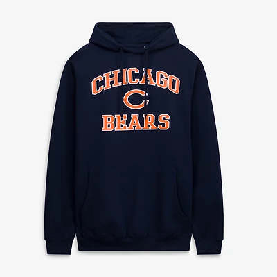 Men's Fanatics  Navy Chicago Bears Big & Tall Heart Soul Hoodie
