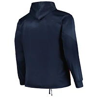 Men's Fanatics  Navy Chicago Bears Big & Tall Pullover Hoodie