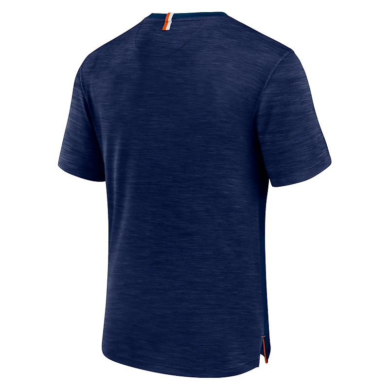 T-shirt Fanatics Navy Chicago Bears Defender Evo pour hommes