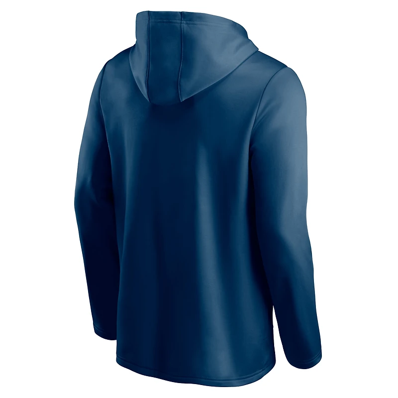 Veste à capuche entièrement zippée Fanatics pour hommes, bleu marine, Chicago Bears Defender