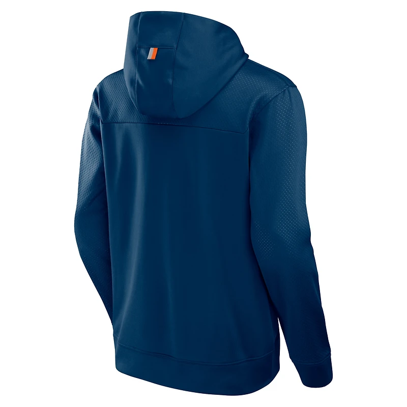 Sweat à capuche bleu marine Chicago Bears Defender pour homme Fanatics