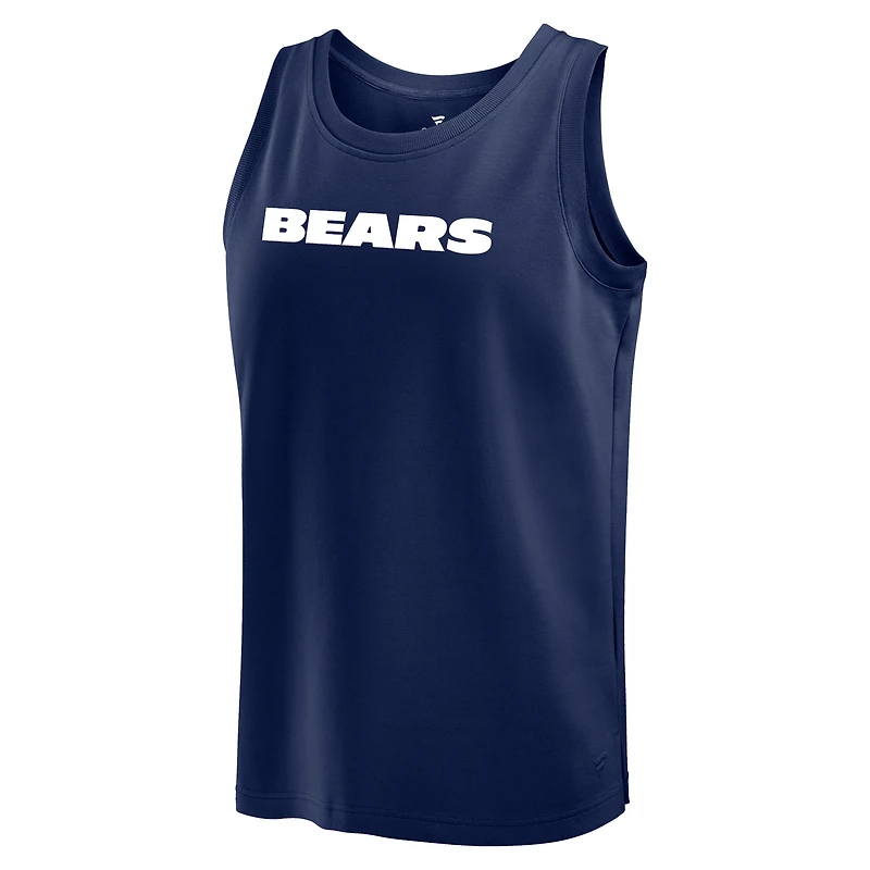 Débardeur Fanatics Navy Chicago Bears Elements pour hommes