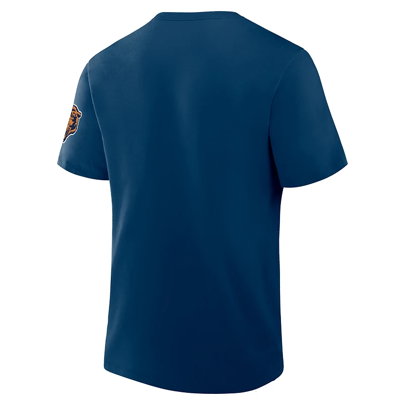T-shirt classique fanatique bleu marine des Chicago Bears pour homme
