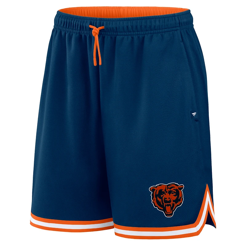 Short de golf Fanatics Navy Chicago Bears Fearless Drive pour homme