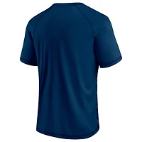 T-shirt Fanatics Navy Chicago Bears Hail Mary Raglan pour hommes