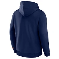 Men's Fanatics  Navy Chicago Bears Legacy Fleece Pullover Hoodie