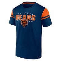 Men's Fanatics Navy Chicago Bears Old School Play Slub T-Shirt