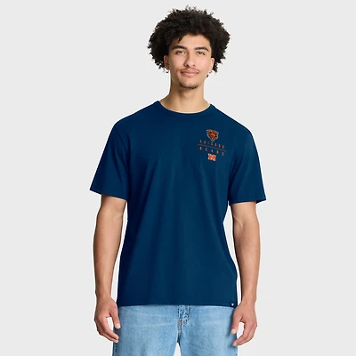 T-shirt Fanatics bleu marine pour homme avec poche passe-passe des Chicago Bears