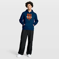 Men's Fanatics Navy Chicago Bears Right Tackle Legacy Pullover Hoodie