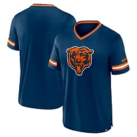 T-shirt à rayures Fanatics pour homme bleu marine Chicago Bears