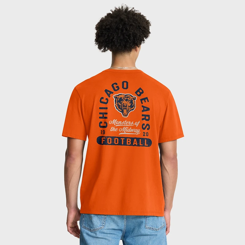 Men's Fanatics Orange Chicago Bears Fluid Motion Legacy T-Shirt