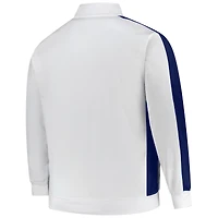 Veste de survêtement zippée en tricot Fanatics blanche Chicago Bears pour homme, grande et taille