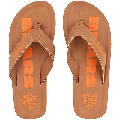 Men's FOCO Chicago Bears Color Pop Flip Flop Sandals