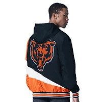 Men's G-III Sports by Carl Banks Navy/Charcoal Chicago Bears Dual Threat Reversable Full-Zip Hooded Jacket