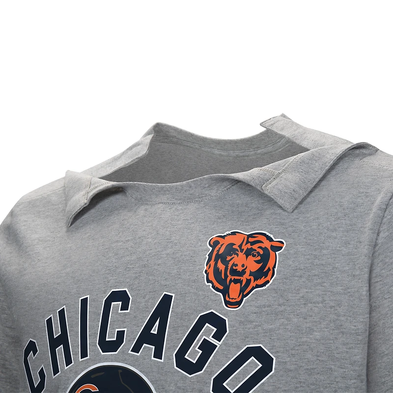 T-shirt adaptatif gris Chicago Bears Tackle pour hommes