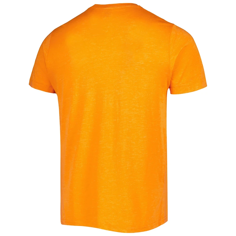 Men's Homage Walter Payton Heathered Orange Chicago Bears NFL Blitz Retired Player Tri-Blend T-Shirt