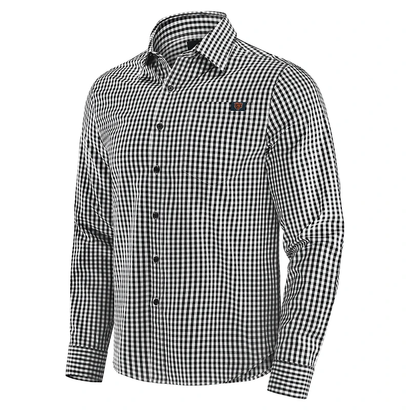 Men's J. Palmer Black Chicago Bears Dual Threat Long Sleeve Button-Up Shirt