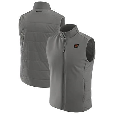 Men's J. Palmer  Graphite Chicago Bears Front Office Full-Zip Vest