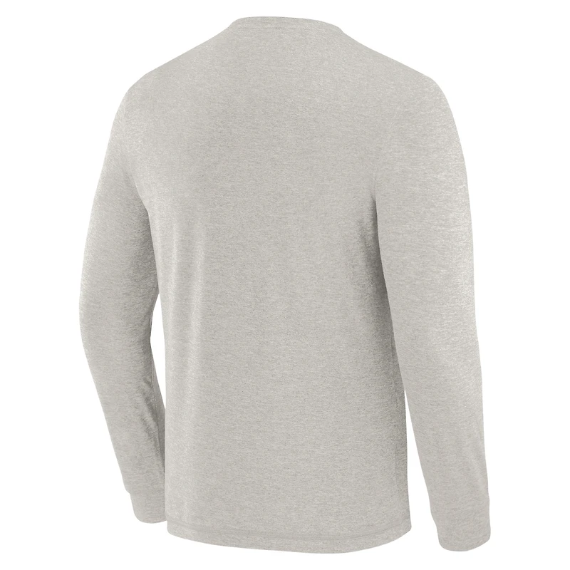 T-shirt à manches longues gris J. Palmer pour homme, motif Chicago Bears, quatre points