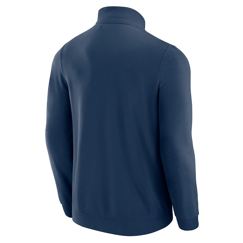 Men's J. Palmer Navy Chicago Bears QB1 Full-Zip Sweatshirt