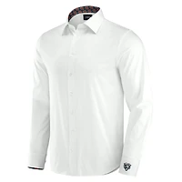 Men's J. Palmer White Chicago Bears Man-In-Motion Long Sleeve Button-Up Dress Shirt