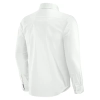 Chemise boutonnée à manches longues pour homme J. Palmer White Chicago Bears Man-In-Motion