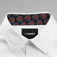 Men's J. Palmer White Chicago Bears Man-In-Motion Long Sleeve Button-Up Dress Shirt