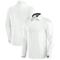 Chemise boutonnée à manches longues pour homme J. Palmer White Chicago Bears Man-In-Motion